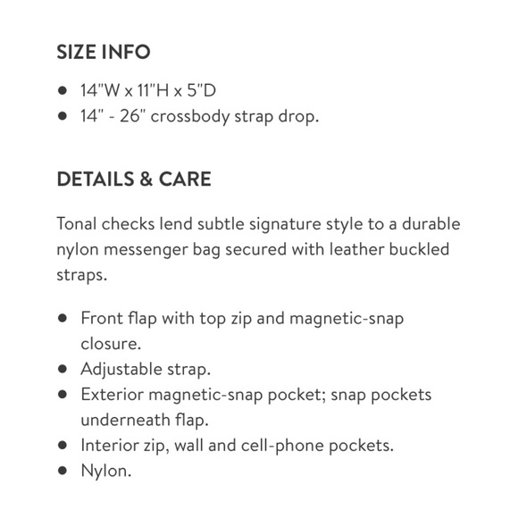 Burberry Sundorne Beat Check Print Nylon Messenger - Picture 7 of 8